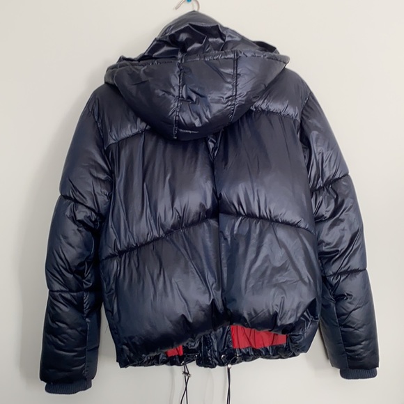 Tommy Hilfiger winter coat shiny navy blue - Picture 6 of 14